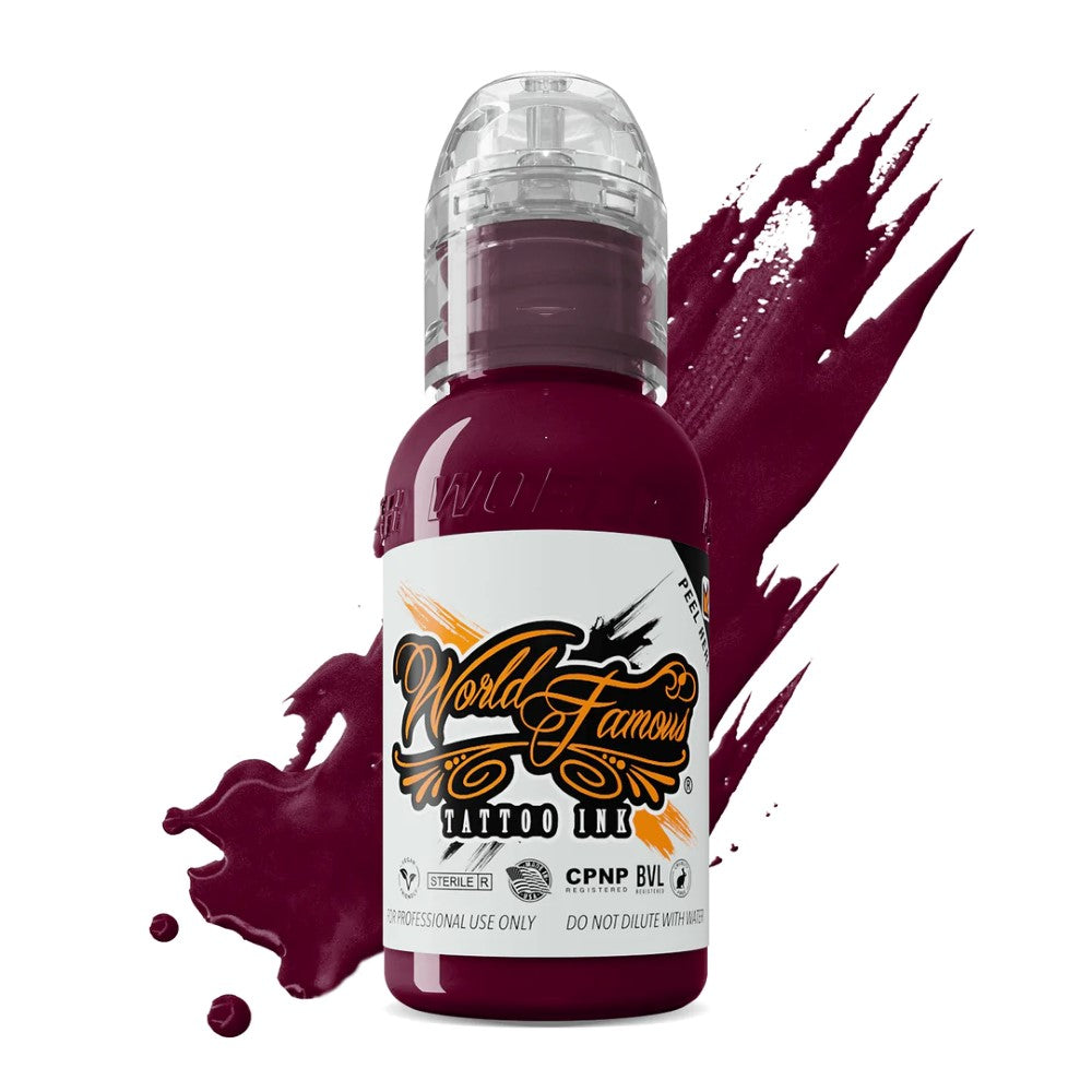 Premium Hori Hui Taiwanese Ink - Deep Magenta for Calligraphy, Painting & Artistic Lettering | High-Quality Pigment Ink for Professional Artists & Beginners