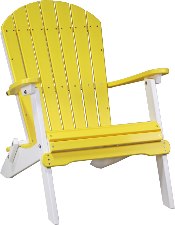 Premium Folding Adirondack Chair - Outdoor Patio Furniture, Lightweight & Weather-Resistant for Backyard, Garden, Poolside Relaxation