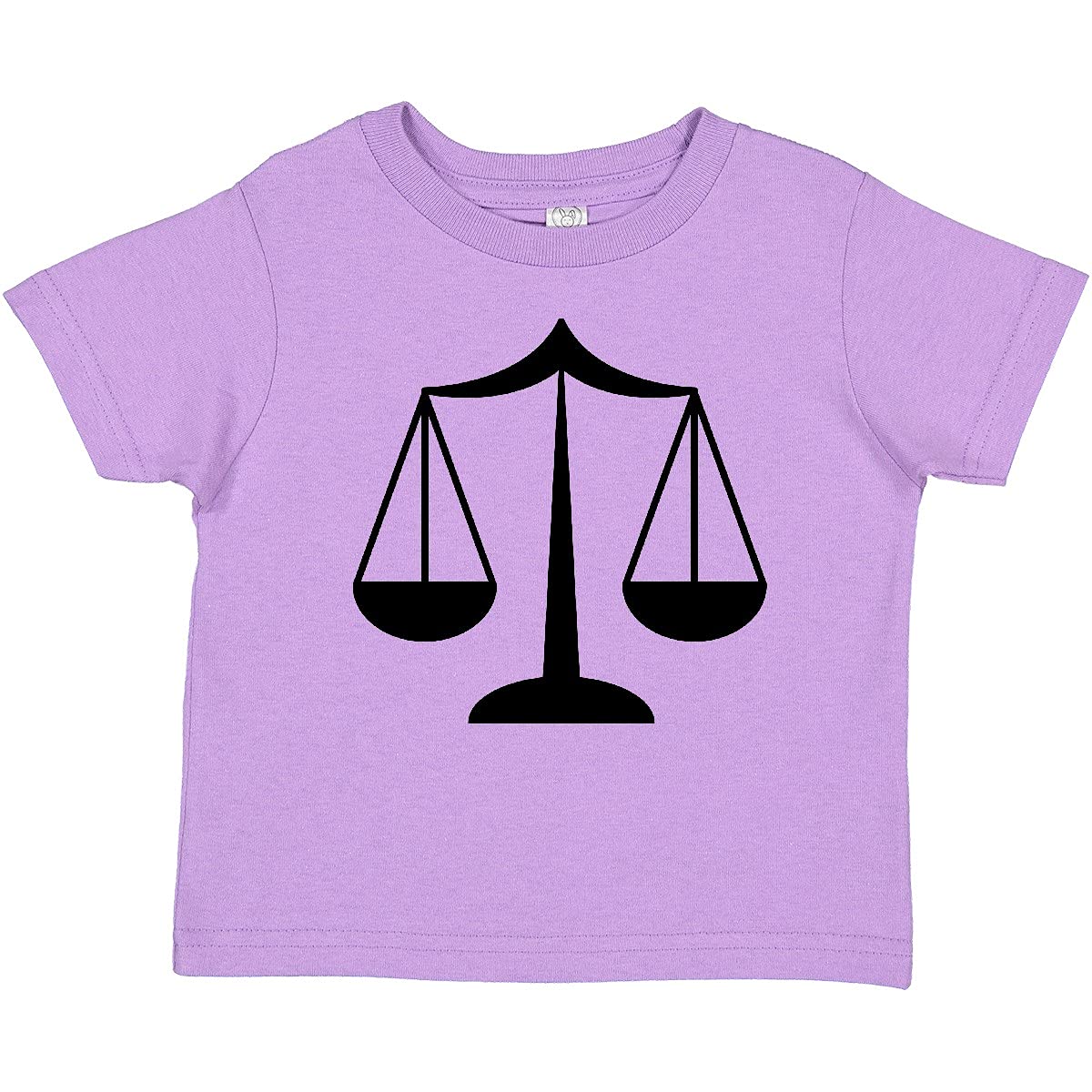 Inktastic Law Scale of Justice Baby T-Shirt - Cute Lawyer Outfit for Infants & Toddlers - Perfect for Courtroom Visits, Legal Events & Playtime