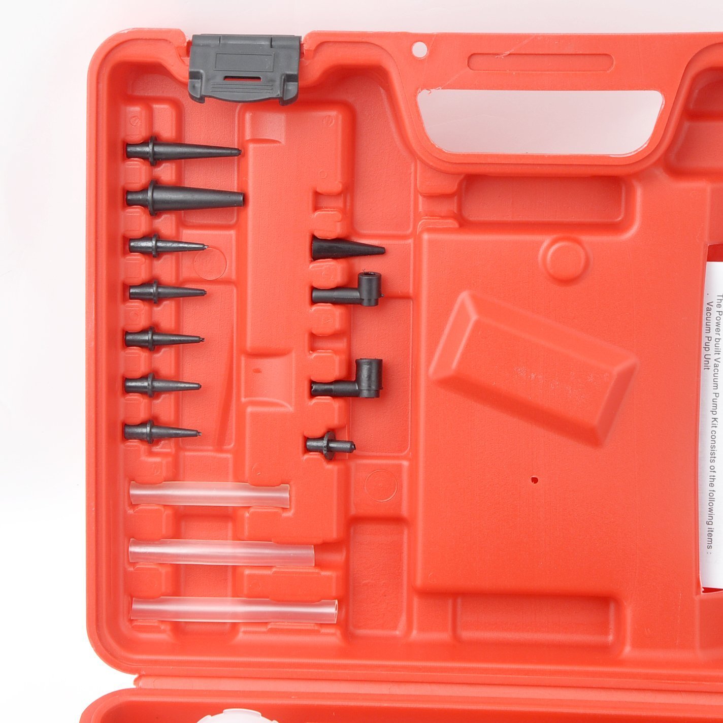 21-Piece Handheld Vacuum Pressure Pump Tester Kit - Professional Brake Fluid Bleeder & Bleeding Tool Set for Automotive Repair | Ideal for Car Maintenance, Motorcycle Brake Systems & Hydraulic Line Testing