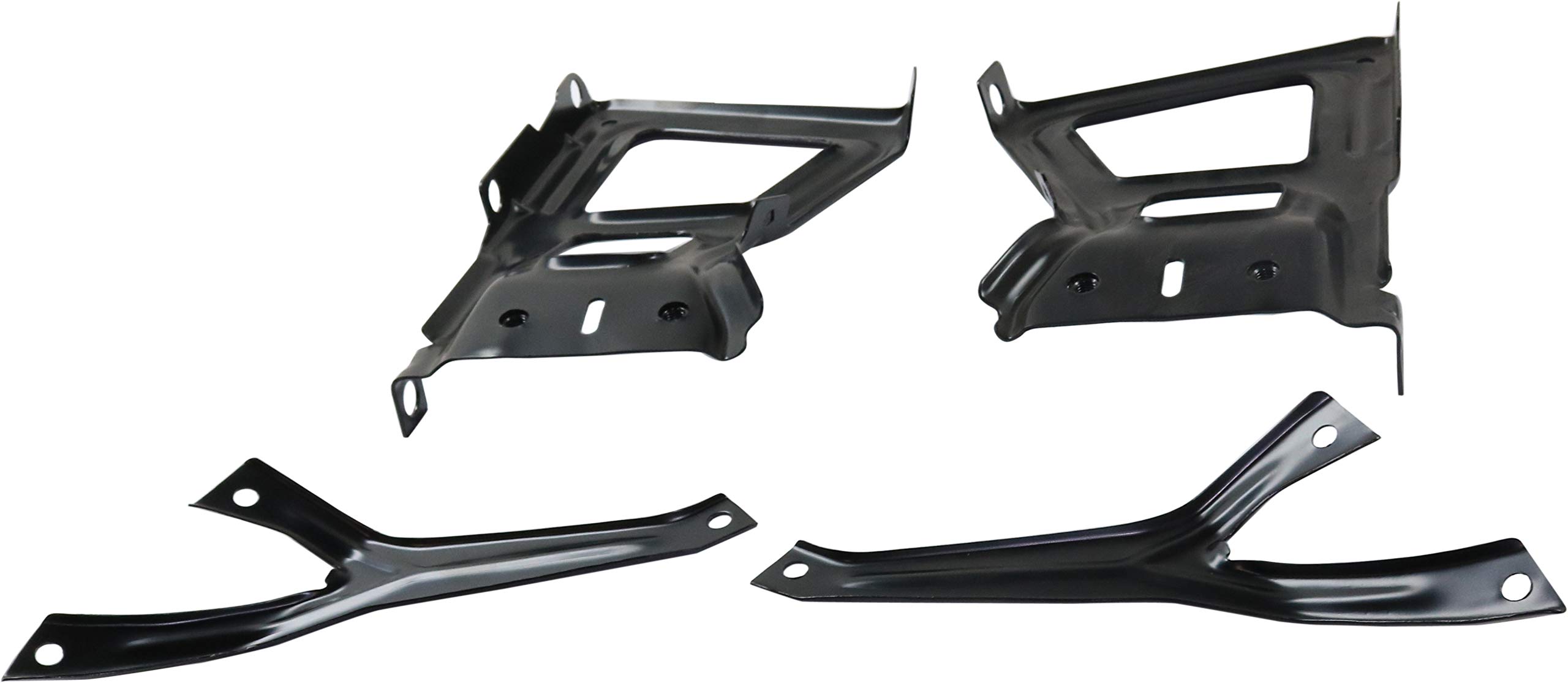Evan-Fischer Rear Bumper Bracket Replacement for 2009-2010 Dodge Ram 1500 & 2010 Ram 2500 - Driver & Passenger Side - Heavy Duty Truck Accessory for Off-Road & Towing