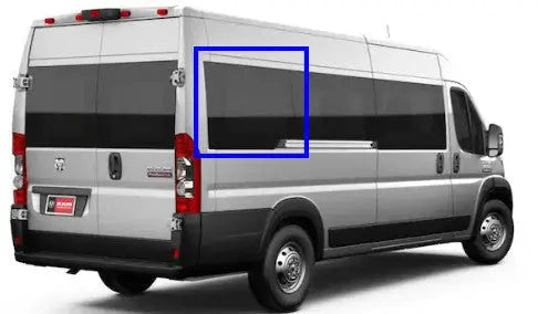 2014+ Ram ProMaster Van Fixed Passenger Side Rear Quarter Window | Compatible with 159EXT WB Models (DTRAM006) | Durable Replacement for Cargo & Passenger Vans | Perfect for Delivery, Work & Fleet Vehicles