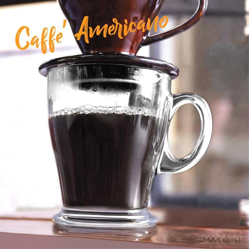 12oz Glass Americano Coffee Cups - Set of 6, Clear Coffee Mugs for Hot & Cold Drinks, Perfect for Home, Office, or Cafe Use