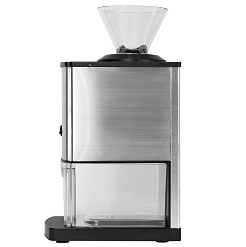 4050 Electric Ice Crusher - 15 kg/h Capacity, 3.5L Container with Attachable Funnel, Safety Switch & Stainless Steel Housing (Silver) - Perfect for Cocktails, Smoothies & Home Bars