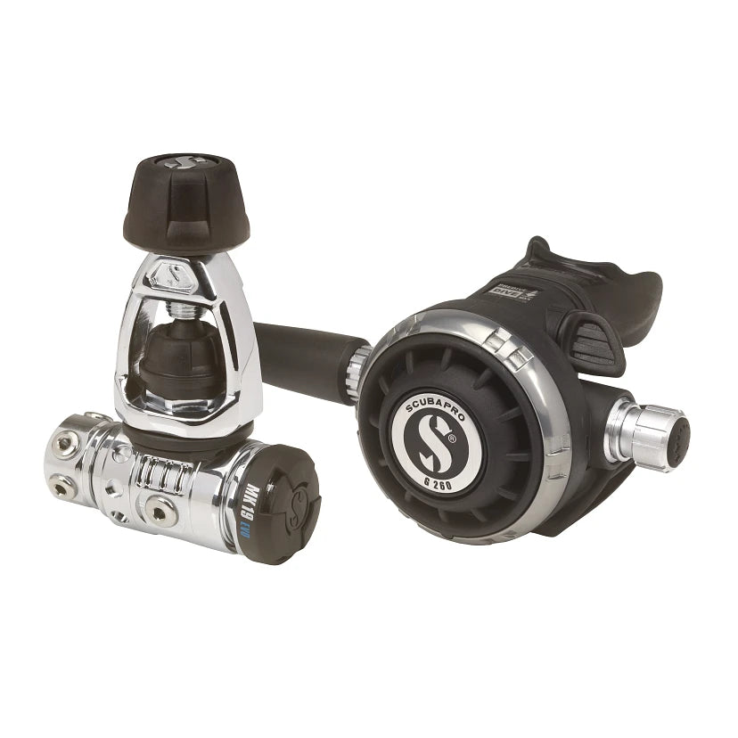 Scubapro MK19 EVO/G260 Yoke Regulator - Premium Scuba Diving Gear for Professional & Recreational Divers - Perfect for Ocean Exploration, Coral Reef Diving & Underwater Photography