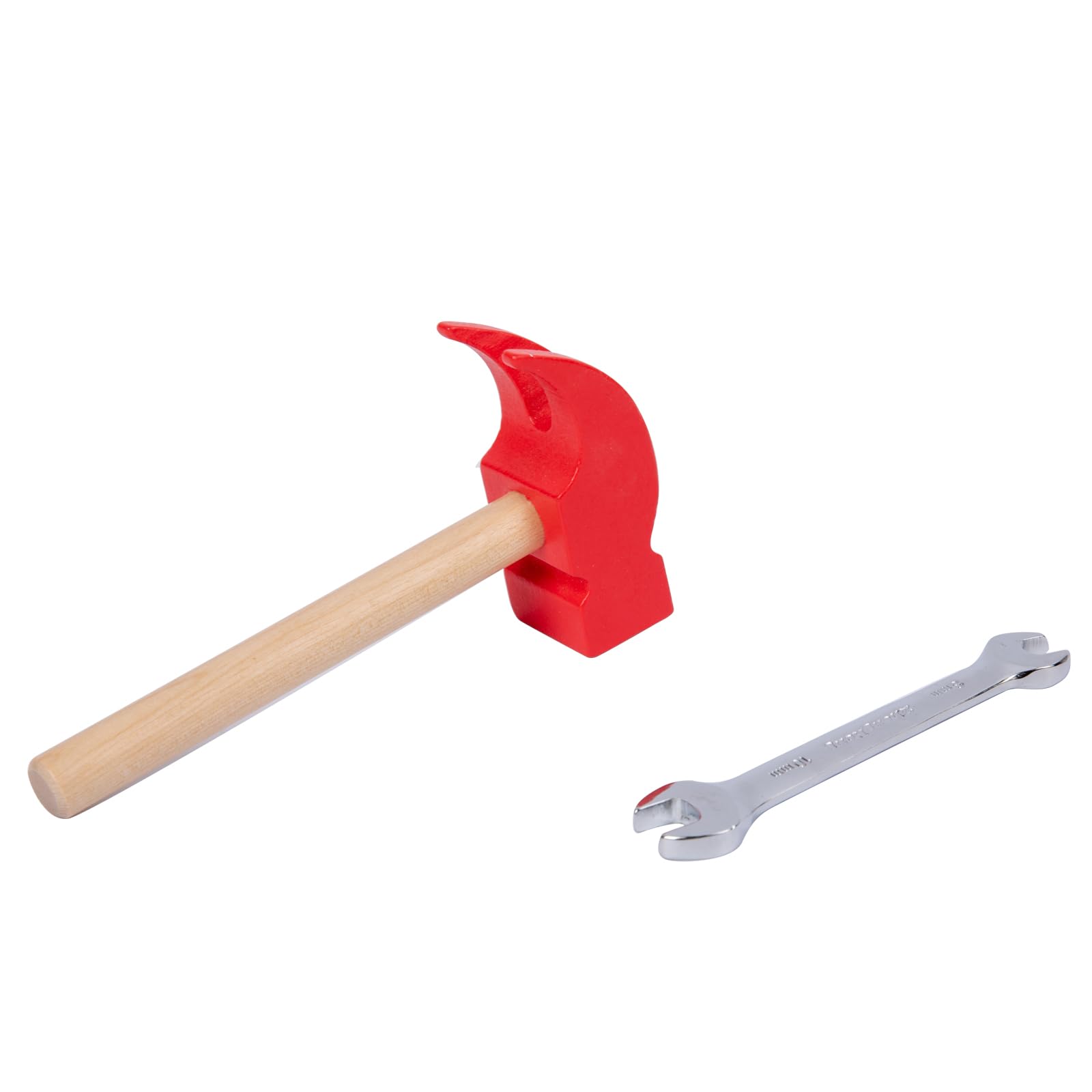 Adena Montessori 2-in-1 Wooden Tool Set for Kids Ages 3-5 - Screwdriver Board & Hammer Peg Toy Game - STEM Learning Toys for Preschoolers - Perfect for Montessori Classroom & Home Playtime