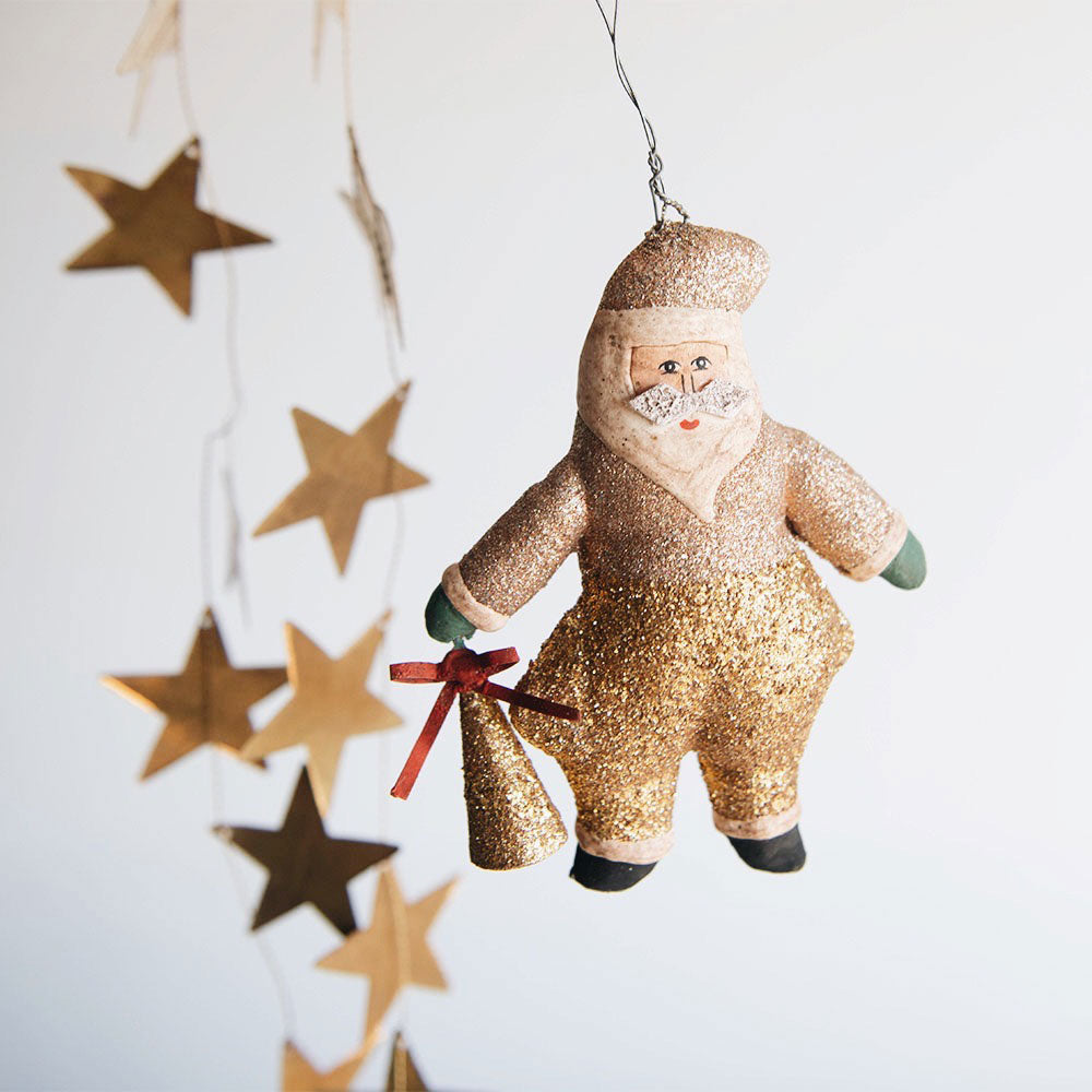 Christmas Santa Claus Ornament - Handmade Holiday Decor for Tree, Gift, and Home Decoration - Perfect for Xmas Party, Festive Decor, and Holiday Cheer