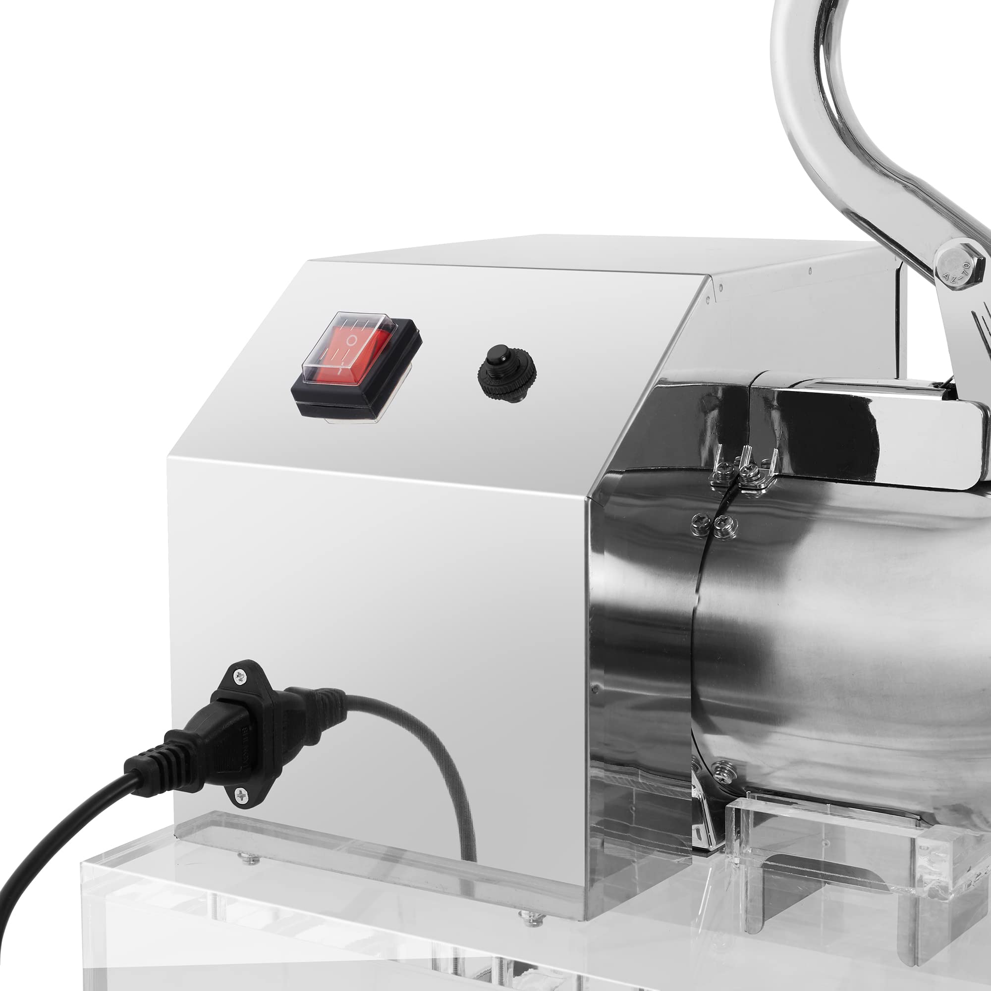 Olde Midway Commercial Snow Cone Machine - Heavy Duty Shaved Ice Maker with Stainless Steel Scoop for Parties, Events & Concessions