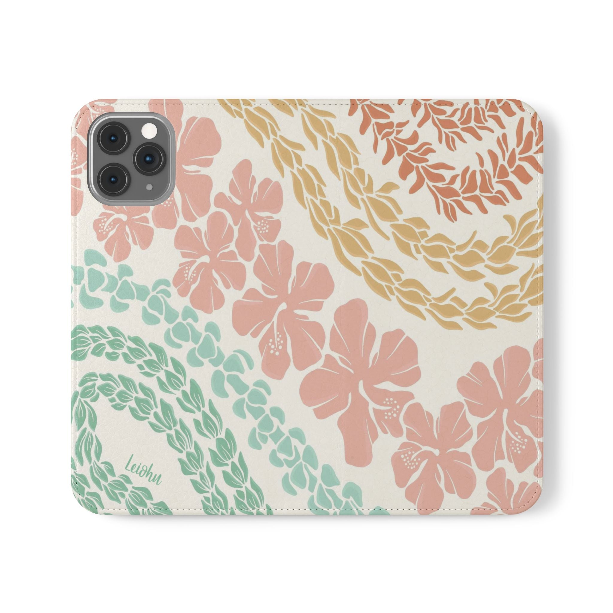 Stylish Groovy Lei Folio Case for iPhone & Samsung - Perfect for Travel, Work & Everyday Use