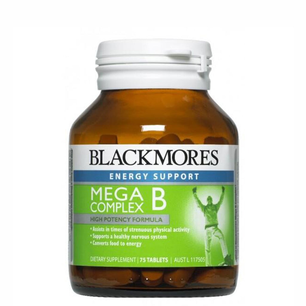 Blackmores Mega B Complex - Premium Vitamin B Supplement for Energy, Stress Relief & Immune Support | Ideal for Busy Professionals & Active Lifestyles