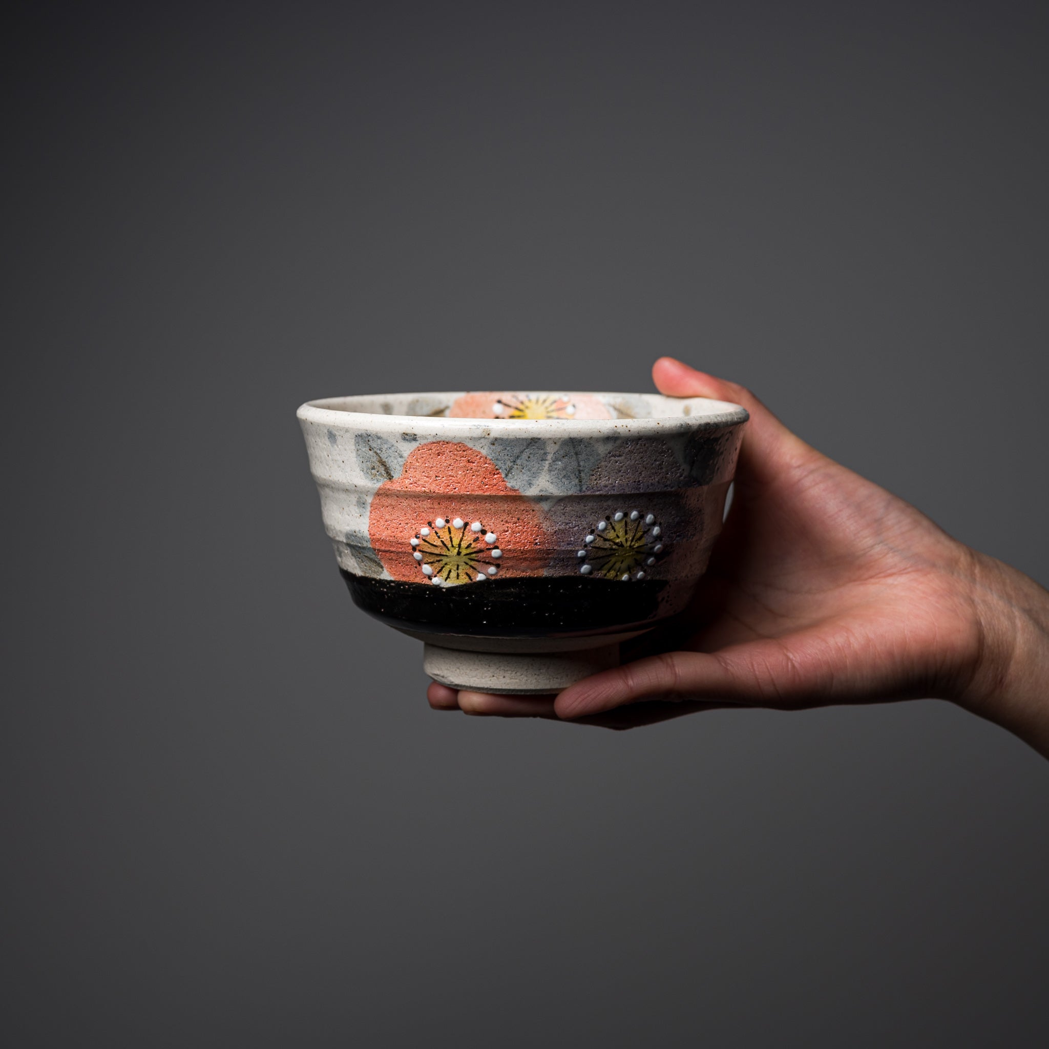 Premium Matcha Bowl - Spring Bloom Design - Handcrafted Ceramic Tea Bowl for Japanese Tea Ceremony, Matcha Drinking & Zen Meditation - Perfect Gift for Tea Lovers