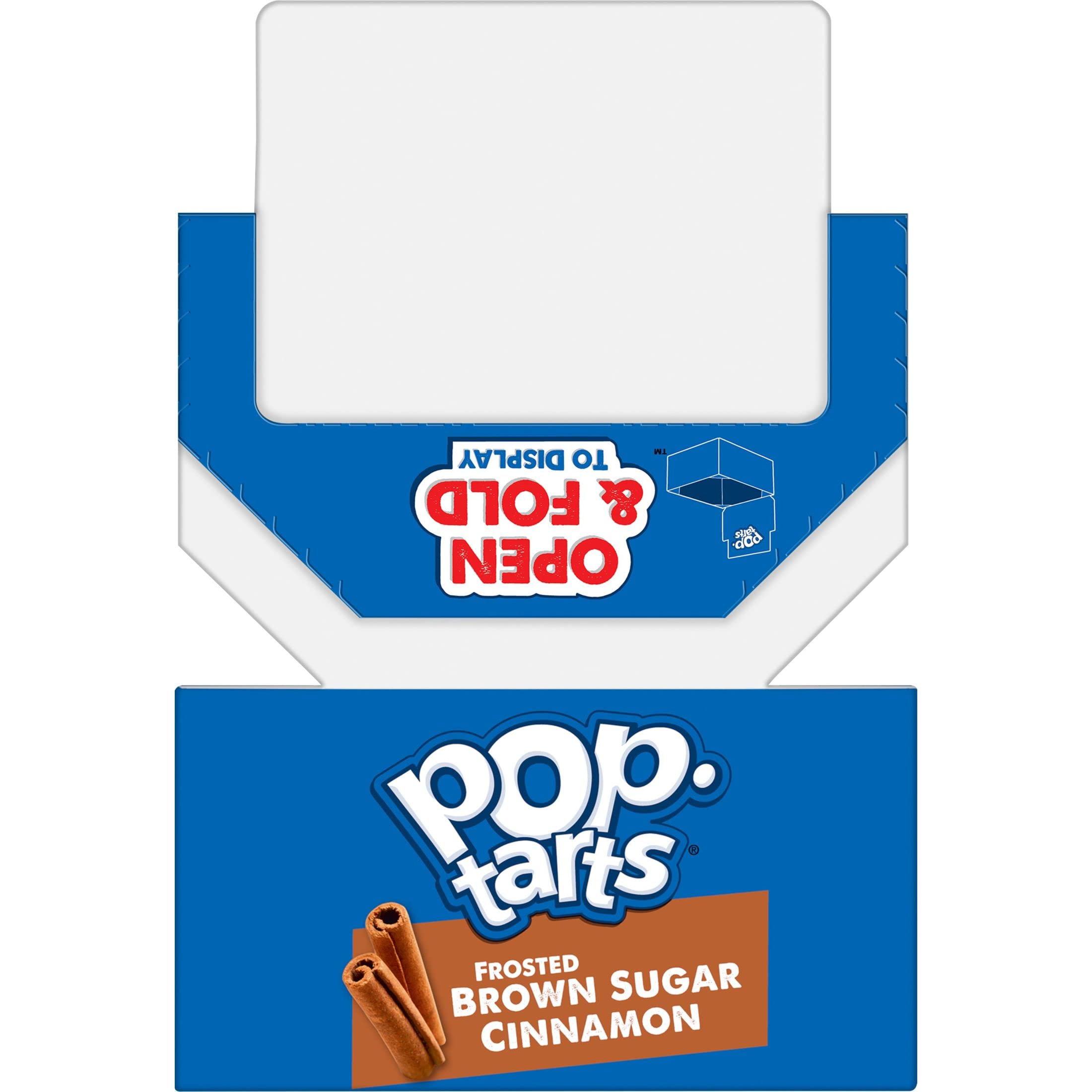 Pop-Tarts Toaster Pastries - Frosted Brown Sugar Cinnamon (12 Boxes, 144 Pastries) | Quick Breakfast, Kids Snacks & On-the-Go Treats for School, Office or Travel