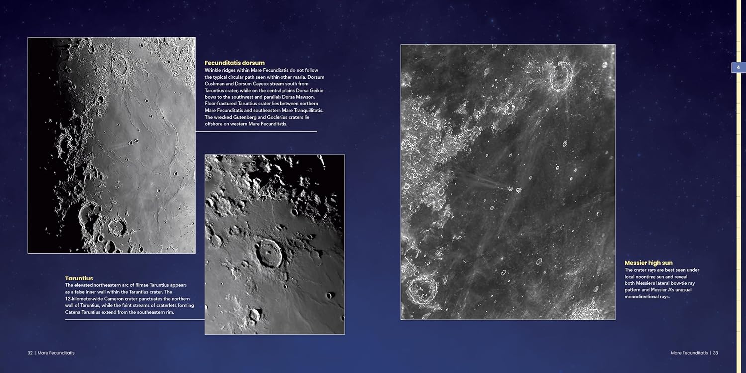 Photographic Atlas of the Moon by Robert Reeves - Complete Astronomy Guide for Amateur Stargazers | Perfect for Night Sky Observation & Lunar Study