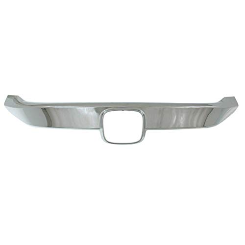 Chrome Front Grille Trim Panel for 2016-2018 Honda Civic Coupe & Sedan | Replacement Grille Molding | Enhances Vehicle Appearance for Car Shows & Daily Driving