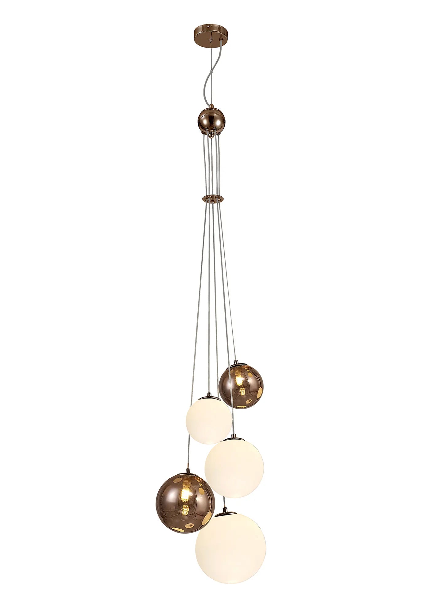 Modern Austin 5-Light Cluster Pendant with G9 Base - Elegant Ceiling Lighting for Dining Room, Kitchen Island, or Entryway