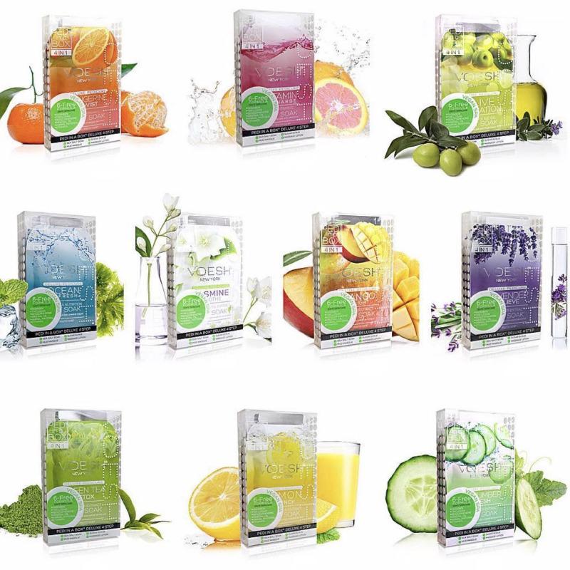 Voesh Pedi in a Box Ocean Refresh - Exfoliating Foot Peel Mask for Soft Smooth Feet - Perfect for Spa Day, At-Home Pedicure & Self-Care Routine