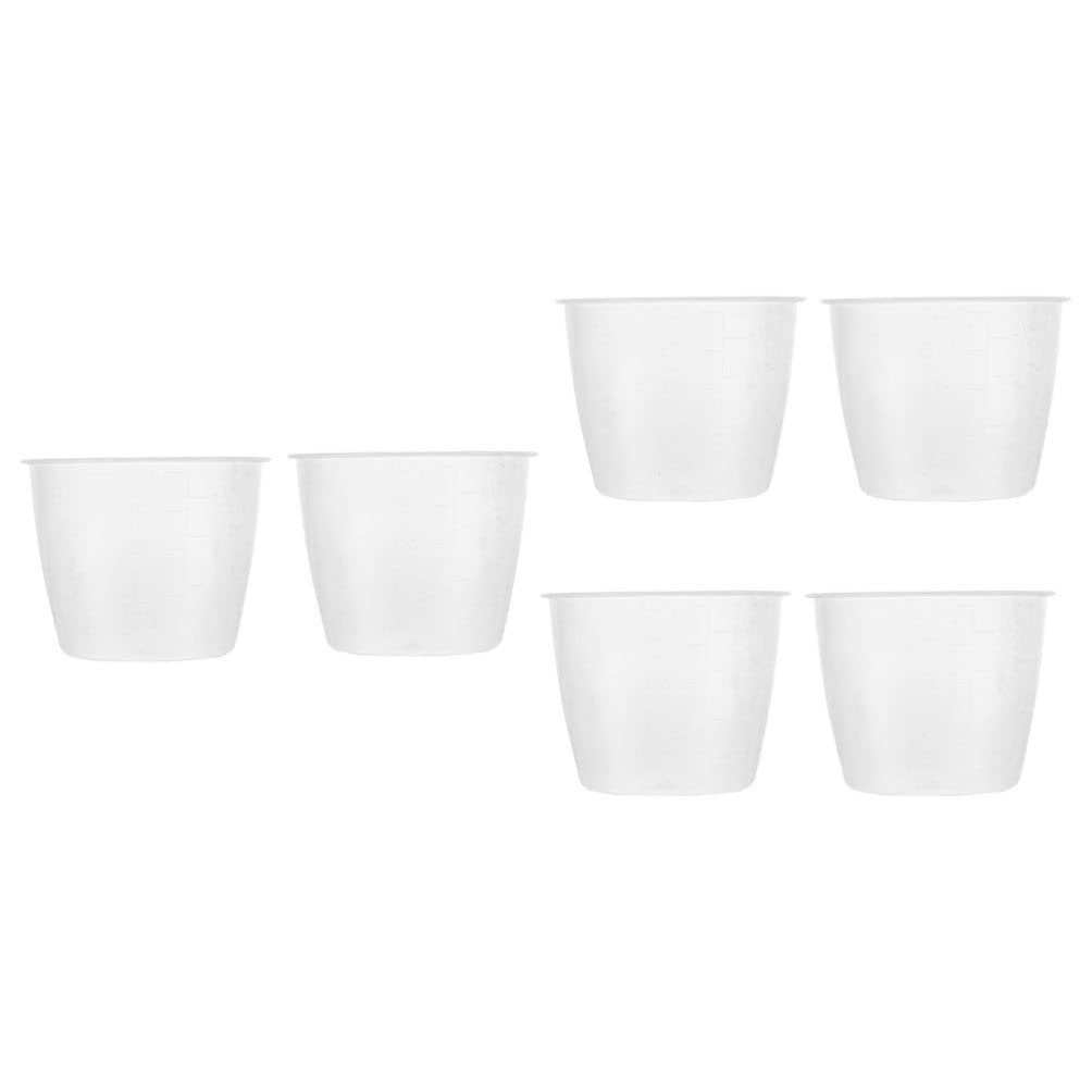 8Pcs Clear Rice Measuring Cups for Dry & Liquid Ingredients - Perfect Kitchen Replacement Cup for Cooking, Baking & Meal Prep