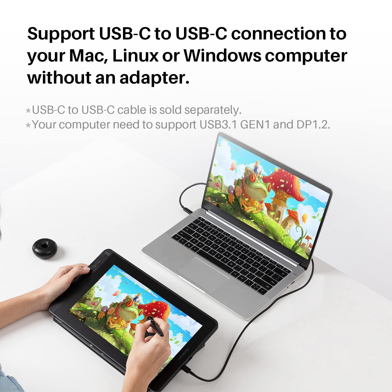 HUION KAMVAS 12 Drawing Tablet - 11.6