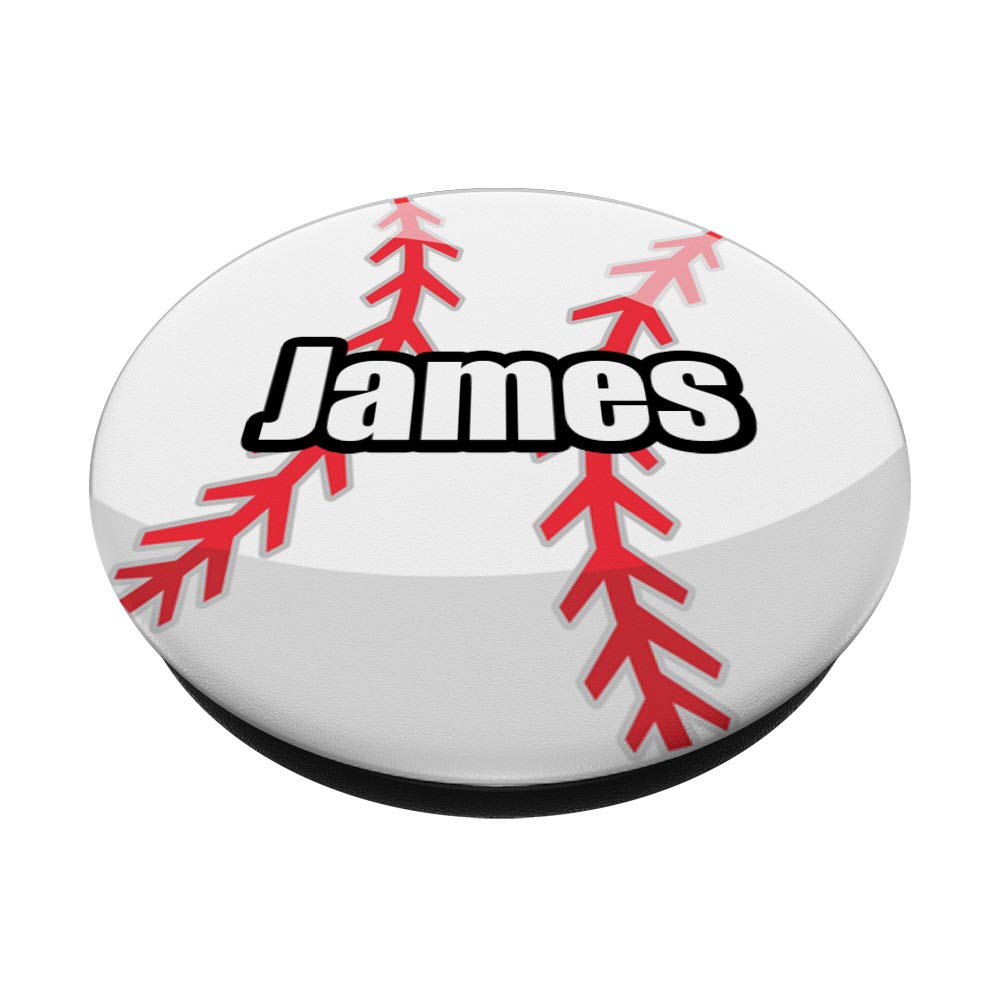 Custom Baseball Design Phone Stand - Personalized Name Engraved Holder for iPhone & Android - Perfect for Desk, Car, and Home Use
