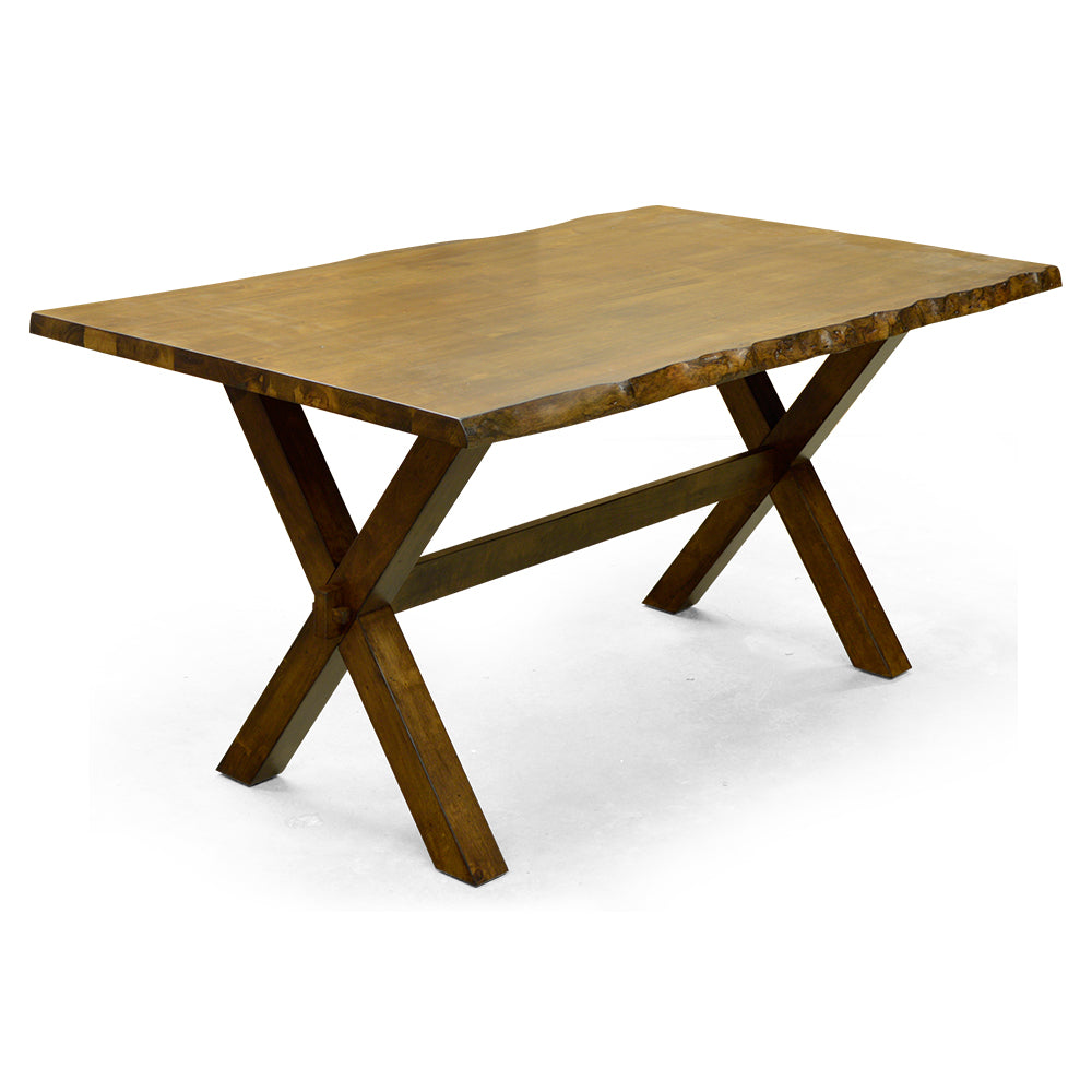 Live Edge Wood Dining Bench 5020 - Handcrafted Solid Wood Bench for Kitchen, Dining Room, or Outdoor Patio