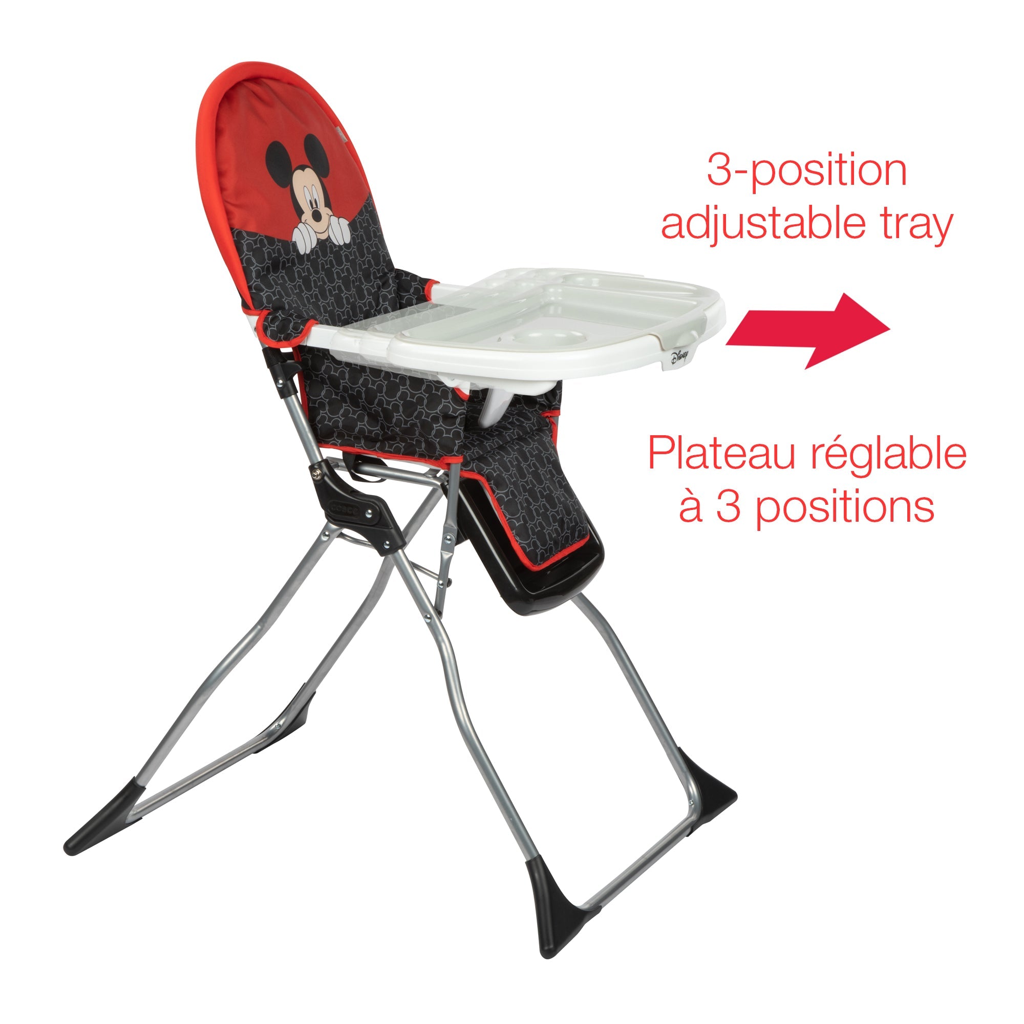 Disney Mickey Mouse 3D Ultra High Chair for Babies & Toddlers - Safe & Comfortable Dining & Feeding Seat for Home & Restaurant Use