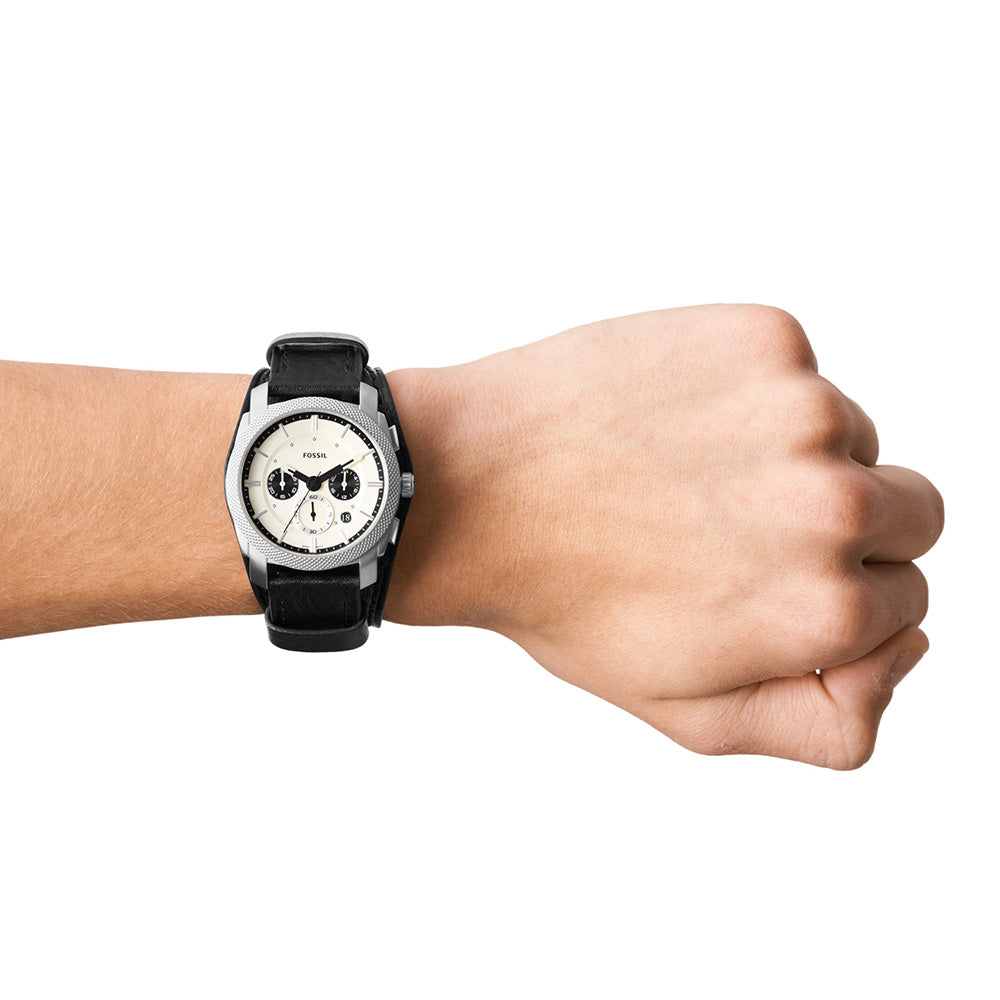 Fossil Machine FS5921 Men's Stainless Steel Chronograph Watch - Perfect for Business, Casual & Formal Wear