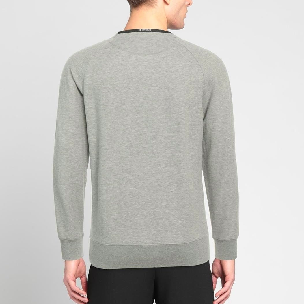 CP Company Grey Logo Sweatshirt for Men - Stylish Casual Pullover Hoodie | Perfect for Streetwear, Gym & Everyday Wear