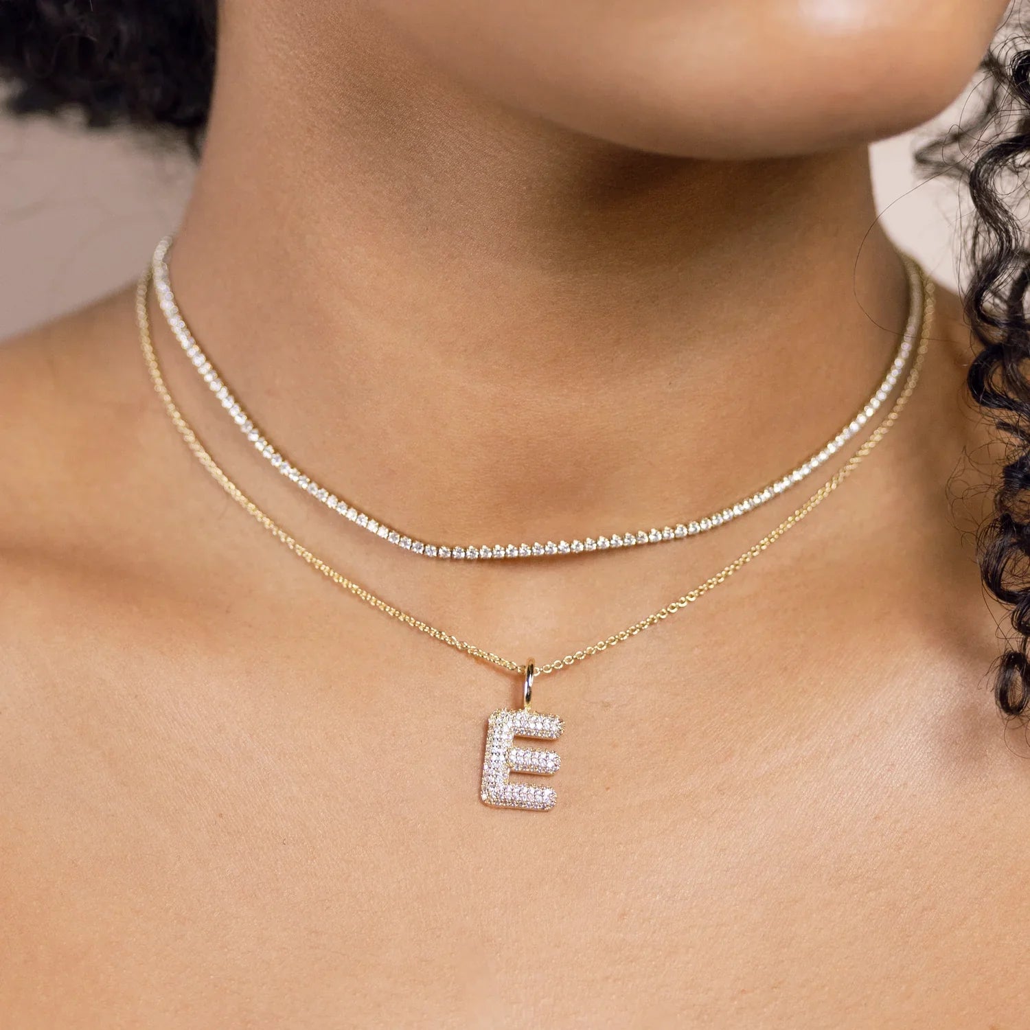 PREORDER: Personalized Bubble Letter Initial Charm - Custom Name Necklace for Women & Girls - Perfect for Birthdays, Anniversaries & Gifts