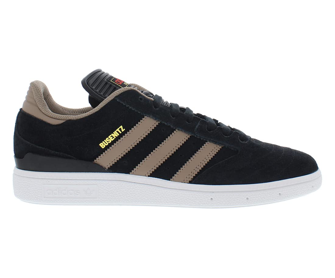 adidas Men's Busenitz Lace-Up Sneakers - Black Casual Shoes for Skateboarding & Streetwear Fashion | Perfect for Urban Commuting & Everyday Wear