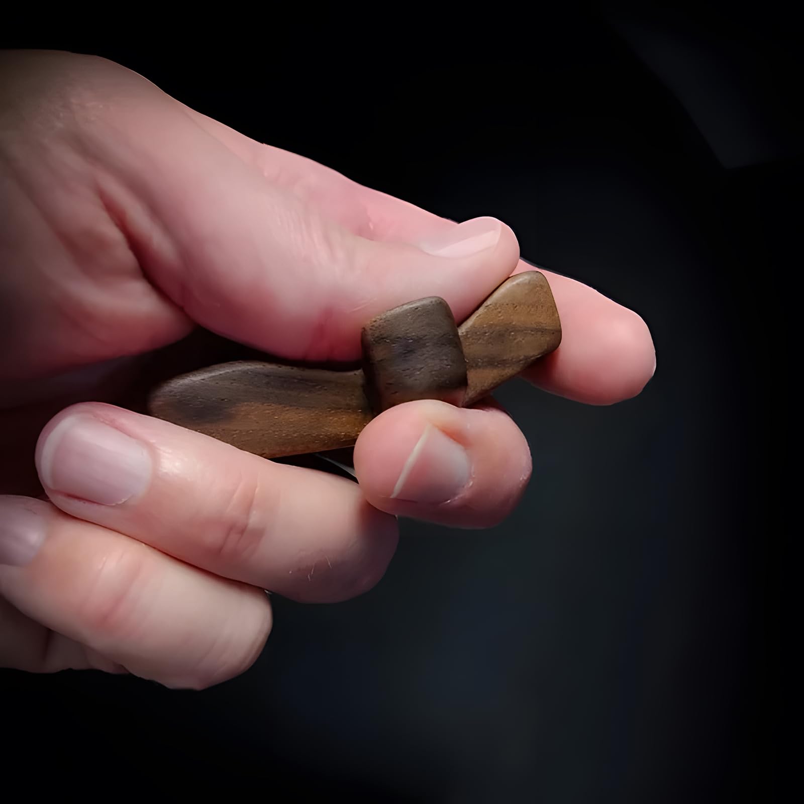 3 Pack Olive Wood Pocket Cross - Religious Gift for Adults & Kids, Anxiety Relief & Comfort for Praying, Holding & Clutching - Perfect for Church, Travel & Daily Encouragement