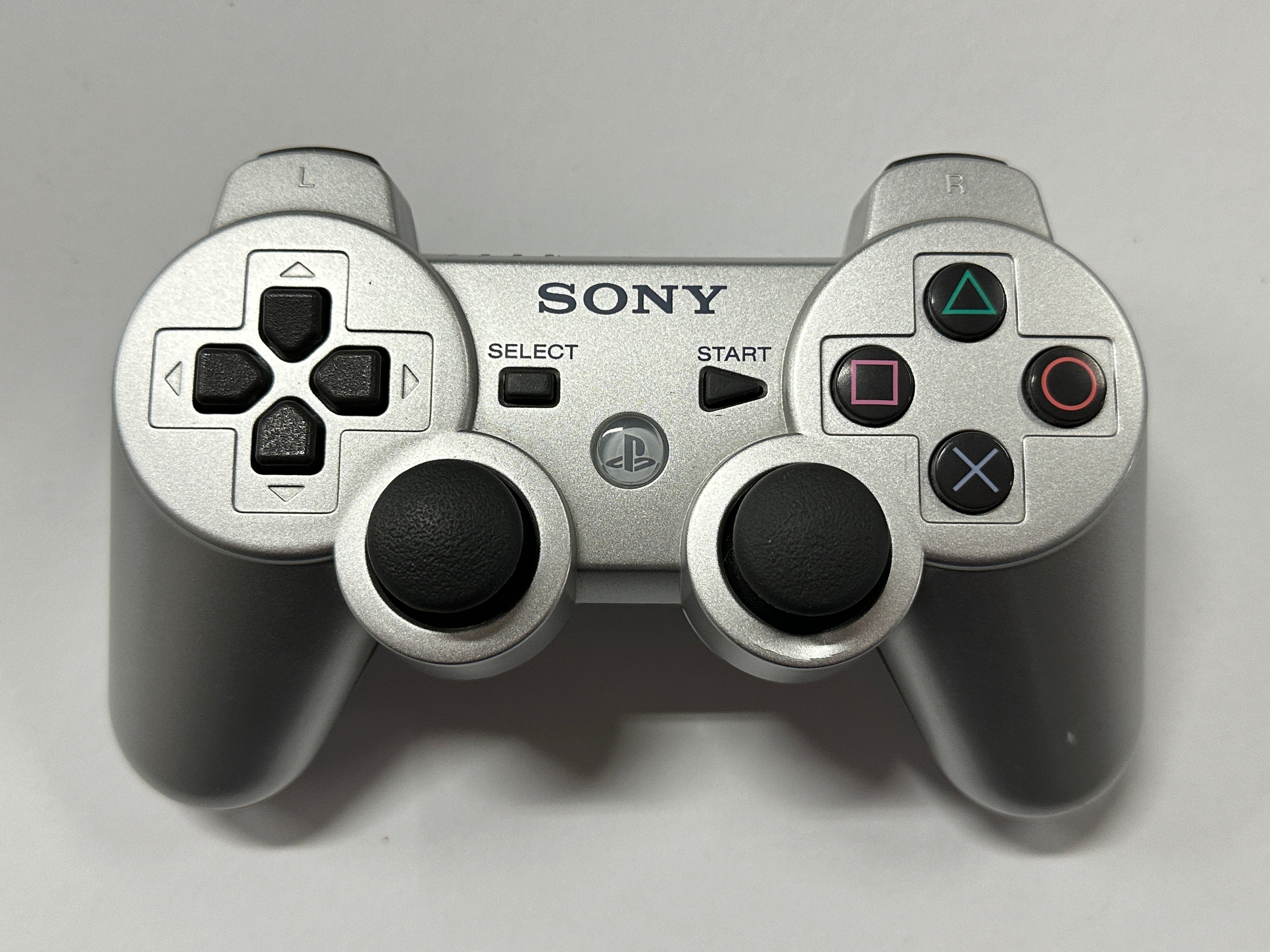 Original Sony PS3 Sixaxis Wireless Controller - Silver | Compatible with Playstation 3 Console | Perfect for Gaming, Streaming & Retro Gameplay