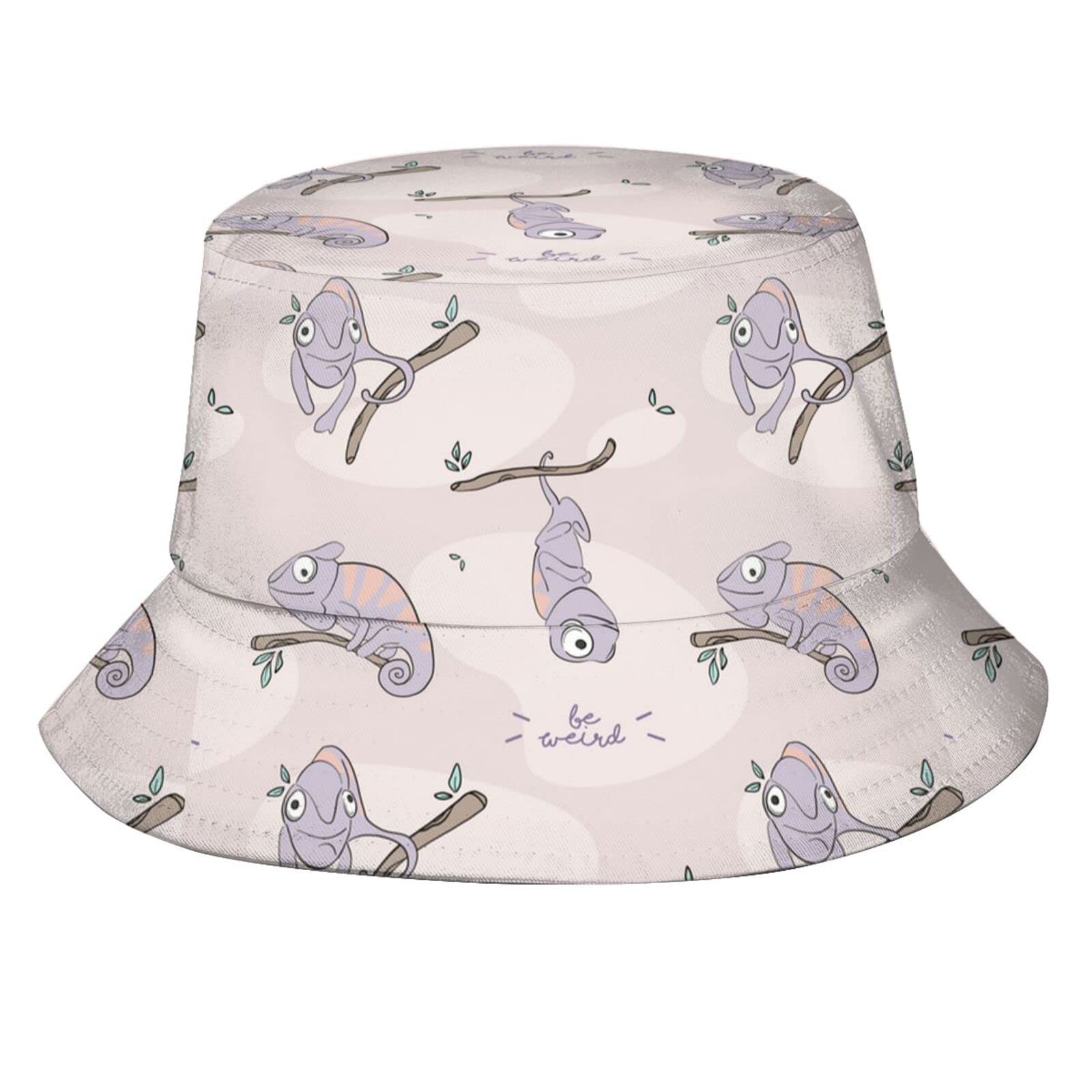 Cute Lizard Bucket Hat - Animal Print Sun Hat for Women & Men | Lightweight Fisherman Hat for Beach, Outdoor, Happy Muharram Celebrations