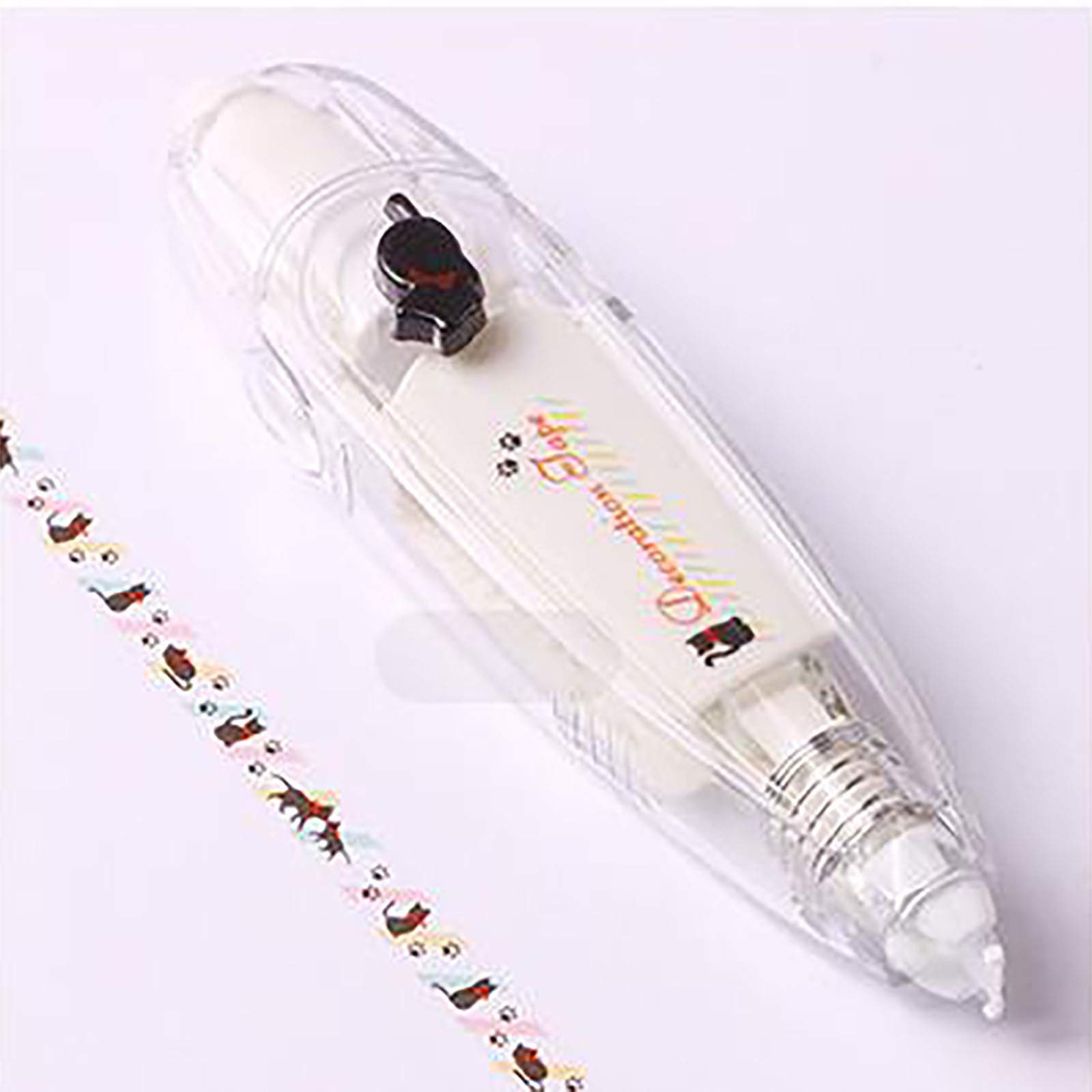 Colorful Cartoon Correction Tape Set - Creative Lace Pen Decorations for DIY Projects, School & Office Supplies | Perfect for Scrapbooking, Journaling & Home Organization