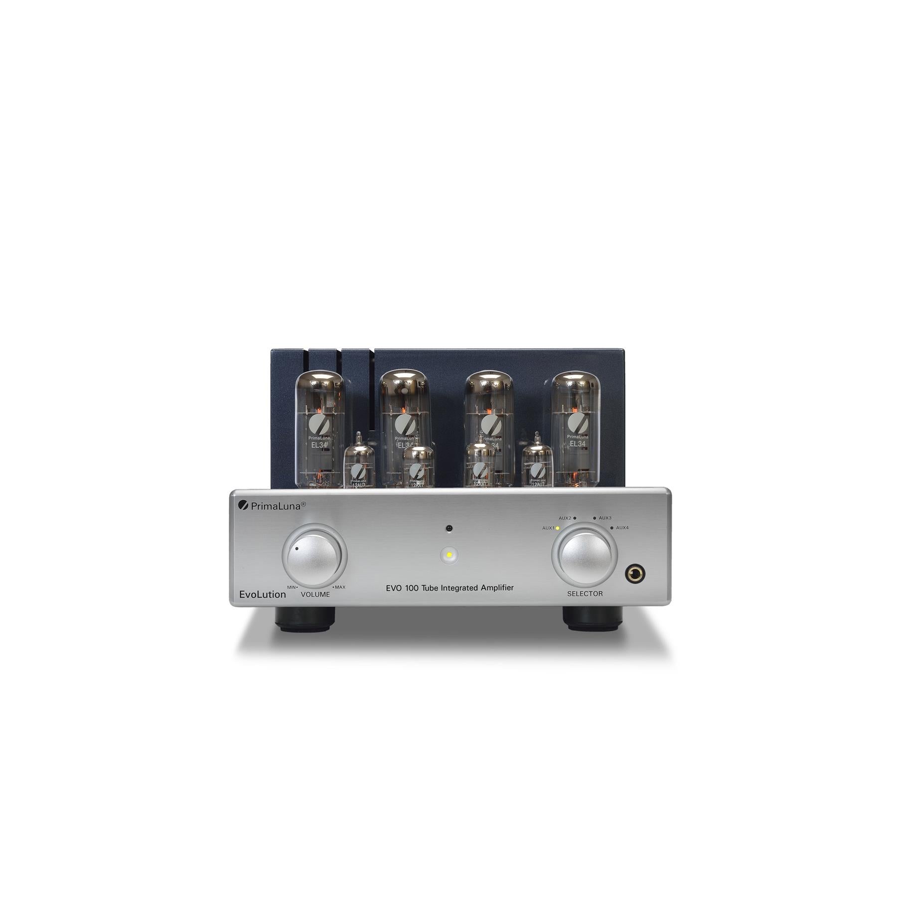 PrimaLuna EVO 100 Integrated Tube Amplifier - High-End Vacuum Tube Stereo Amp for Audiophiles | Perfect for Home Theater & Music Listening Rooms