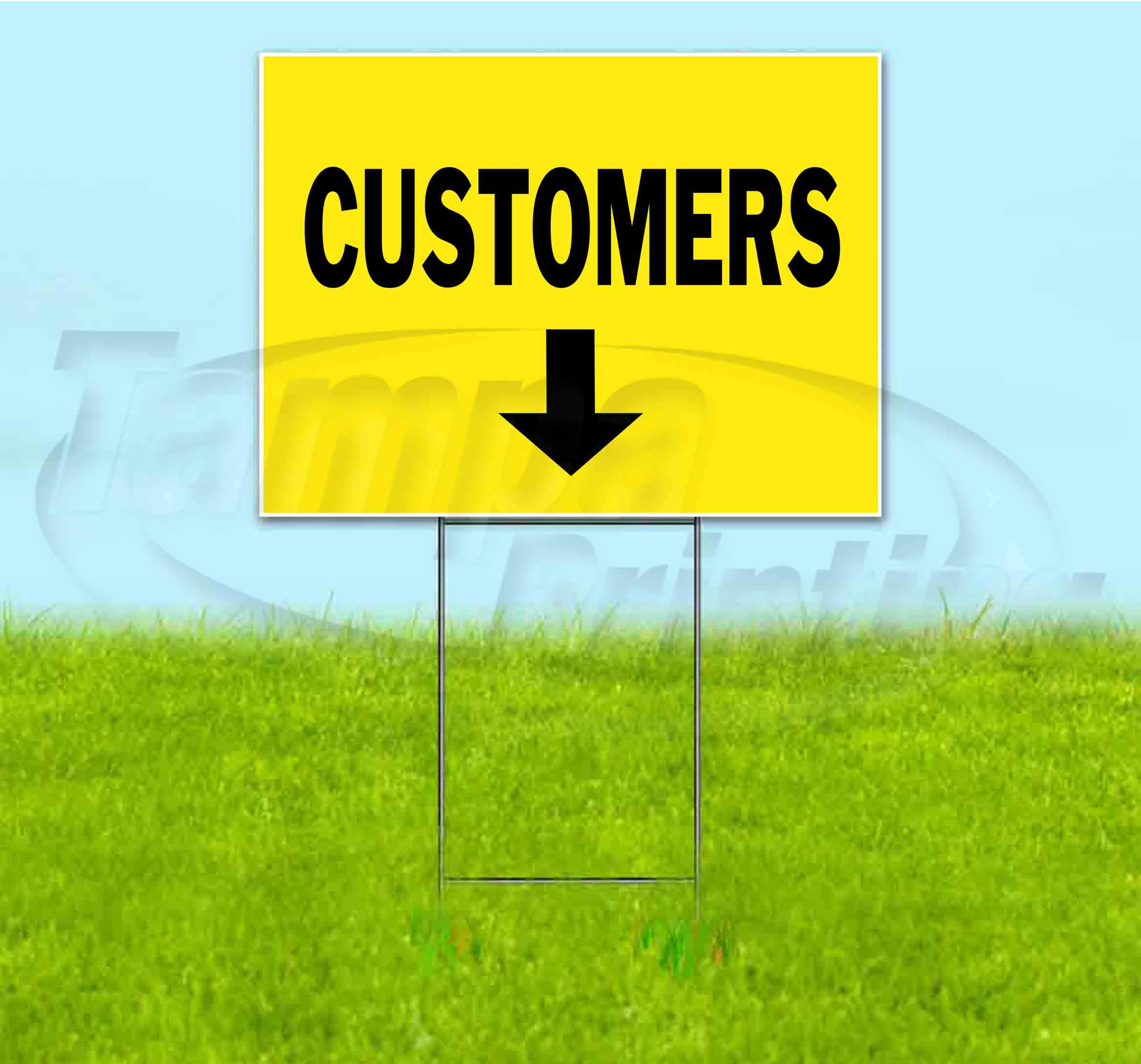 Custom Yard Signs 18x24 Inches - Bulk Discounts & Multi-Packs with Metal Step Stakes - Perfect for Political Campaigns, Real Estate Advertising & Business Promotion