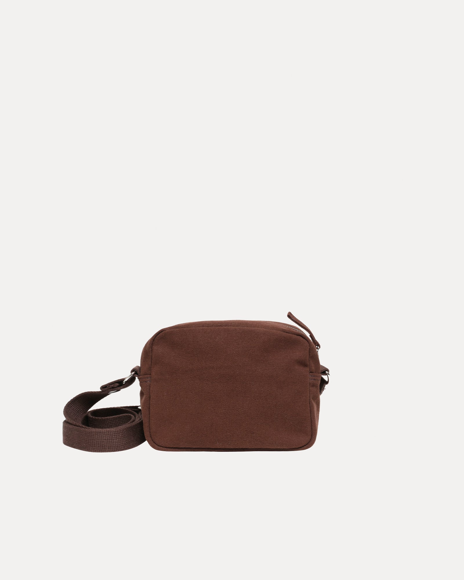 134255 Brown Canvas Side Pouch - Durable & Stylish Waist Bag for Hiking, Travel & Outdoor Adventures