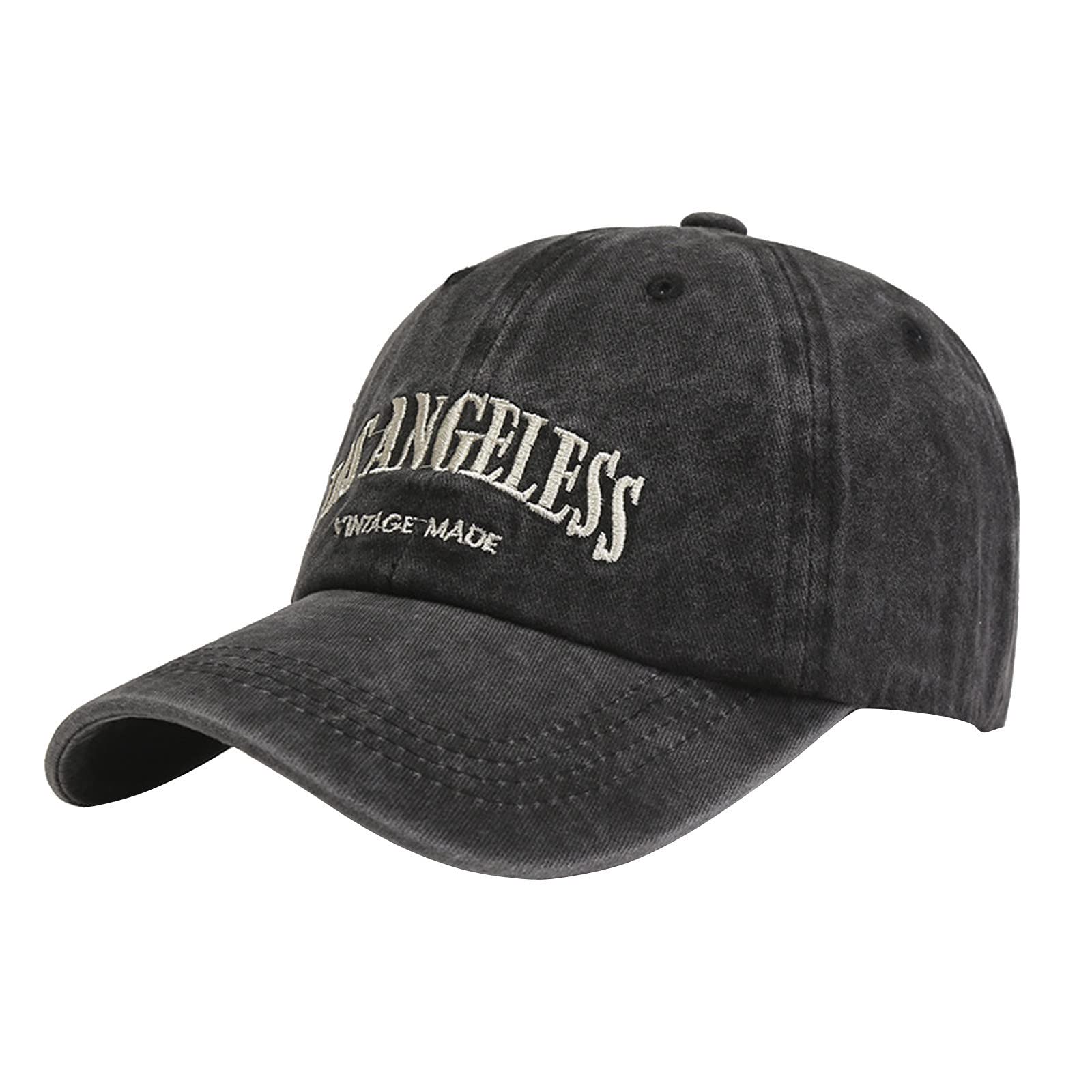 Adjustable Letter Embroidery Trucker Hat for Women & Men - Cotton Hip Hop Cap for Outdoor Activities, Sports, and Casual Wear
