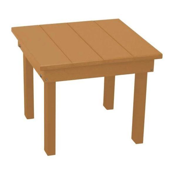 A & L Furniture Poly Hampton End Table - Stylish Side Table for Living Room, Bedroom, or Office - Perfect for Holding Lamps, Books, and Decor