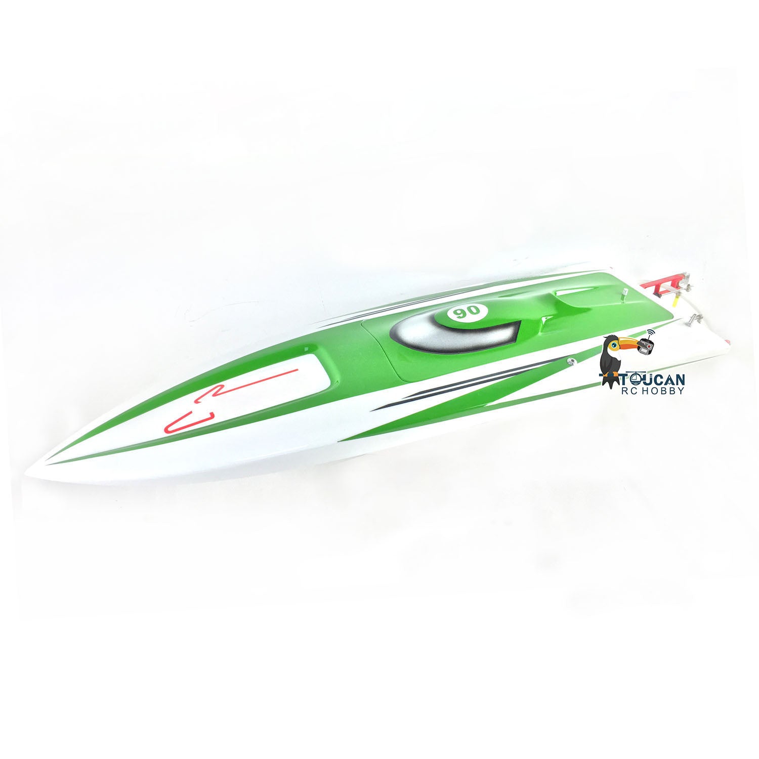 E36 Fiber Glass 2.4Ghz High Speed Electric RC Racing Boat - PNP with Motor, Servo & ESC (No Battery) - DIY Model 845x245x130mm - 75-80km/h - Perfect for Lakes, Ponds & Competitive RC Boat Racing