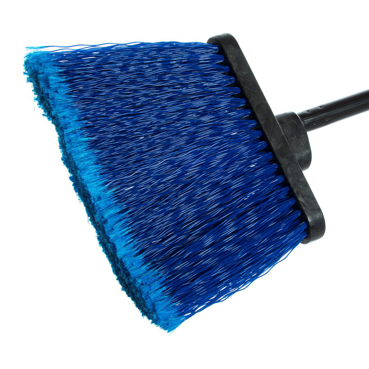 Carlisle 3688314 Flo Pac Duo Sweep Warehouse Broom - Heavy-Duty Commercial Broom, Blue, 48 Inch - Ideal for Warehouses, Factories & Industrial Cleaning