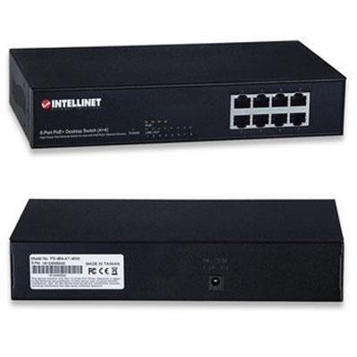 1-8 Port Gigabit PoE Switch with IEEE 802.3af/at for IP Cameras, VoIP Phones & Wireless Access Points - Perfect for Home & Office Network Setup