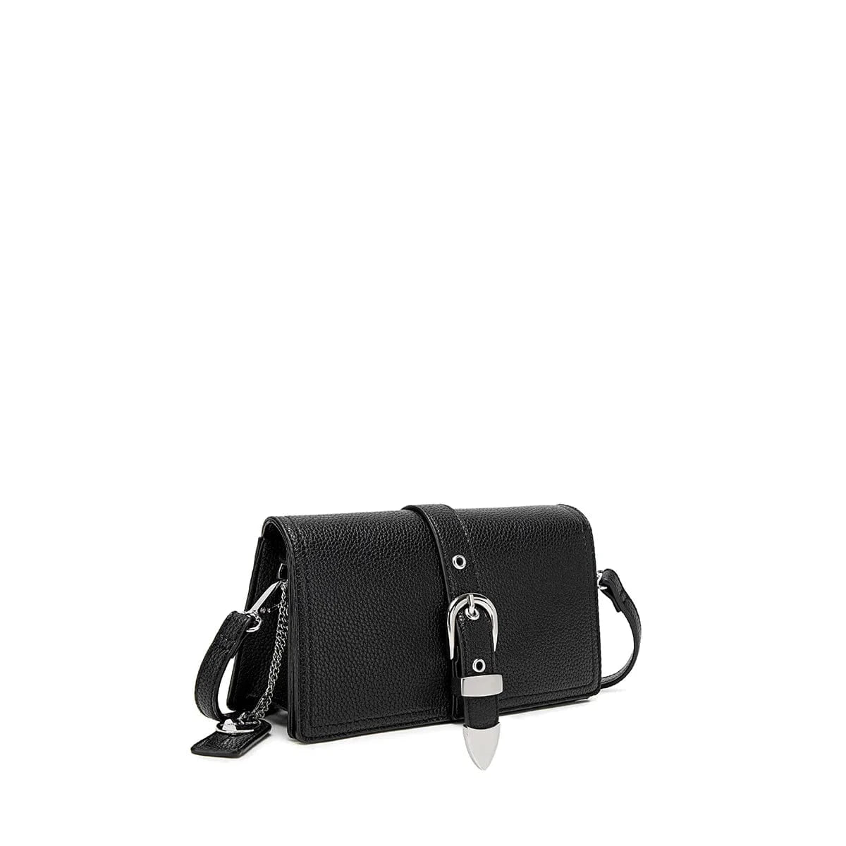 Vegan Leather Crossbody Bag for Women - Stylish Black Pebbled Shoulder Purse | Perfect for Work, Travel & Everyday Use