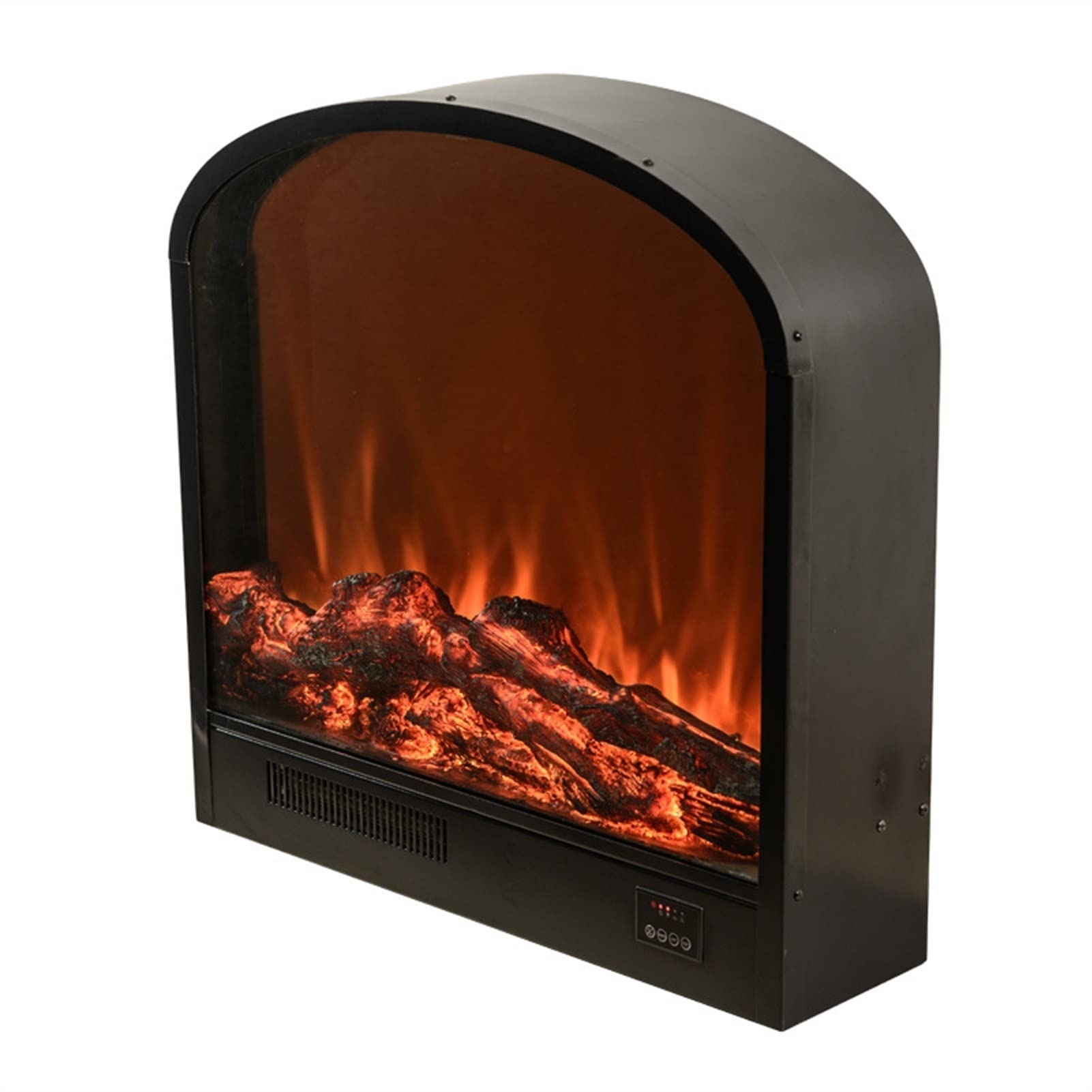 3D Simulation Flame Electric Fireplace with Adjustable Heat & Remote Control - Recessed LED Fireplace Heater for Home Decor | Perfect for Living Rooms, Bedrooms & Offices