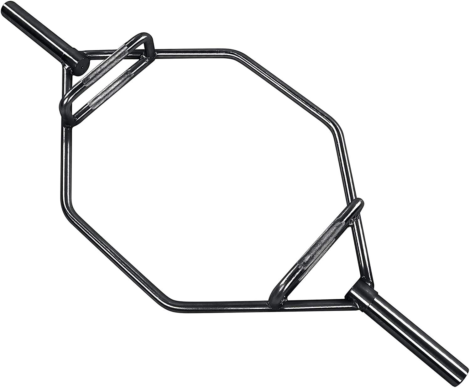 HulkFit 2-Inch Olympic Trap Bar Hex Bar for Weightlifting & Strength Training - Home & Commercial Gym Equipment for Deadlifts, Squats, Rows, Bench Press & Farmer Carries - Perfect for CrossFit, Powerlifting & Functional Fitness Training - Multicolor