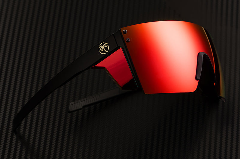 PERFORMANCE XL LAZER Polarized Sunglasses - Red/Orange Lens - ANSI Z87+ Safety Rated - for Cycling, Running & Outdoor Sports