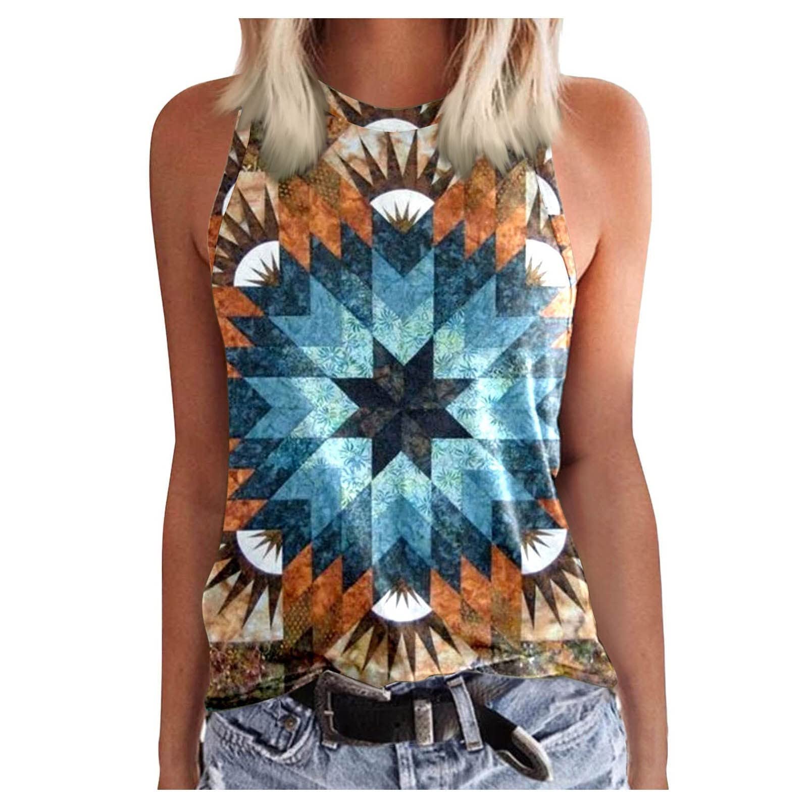 Stylish Women's Summer Tops - Short Sleeve Blouses, Casual V-Neck Shirts & Loose Fit T-Shirts for Office Wear | Retro Print, Ethnic Elegant & Patriotic Designs | Perfect for Casual Outings, Work Attire & Summer Fashion