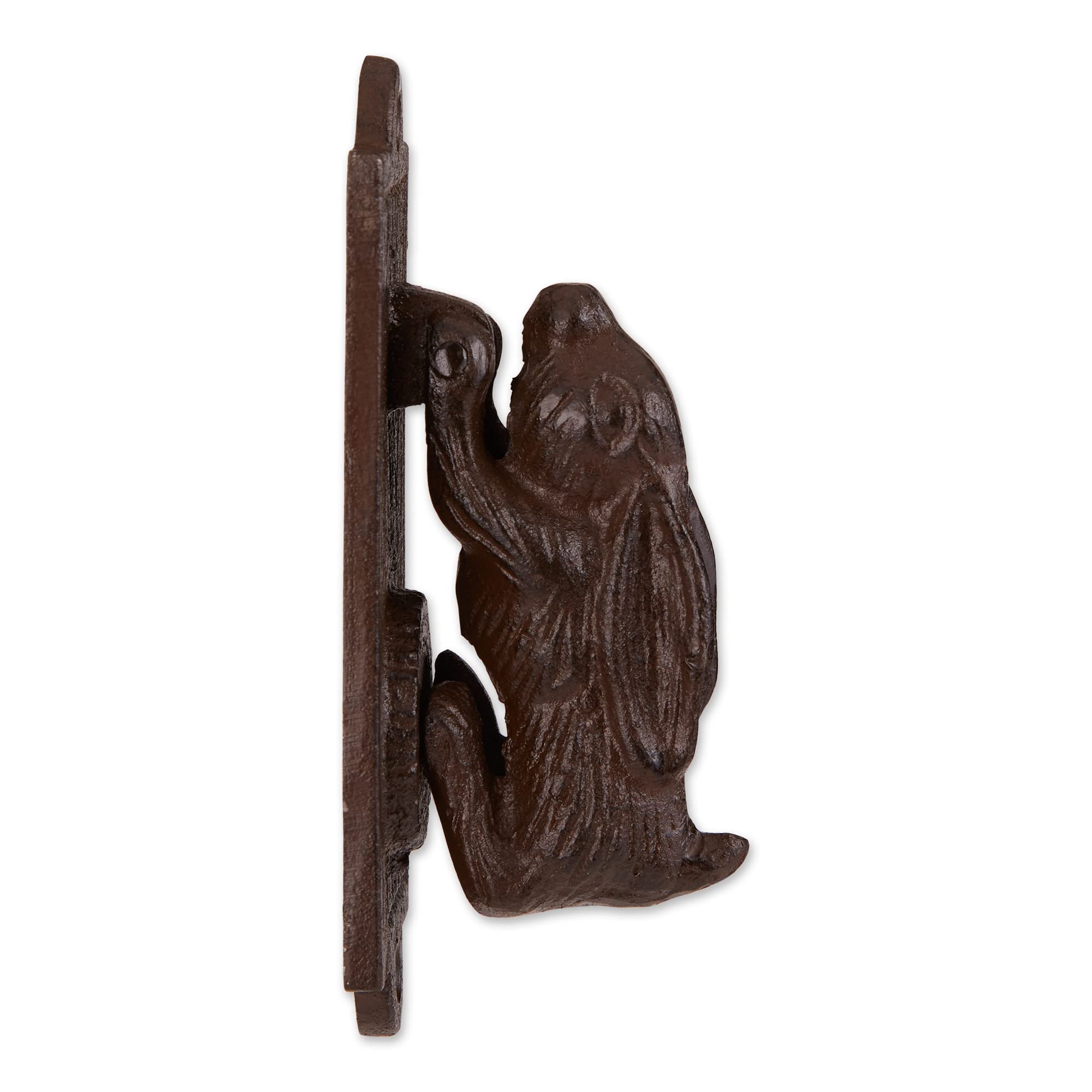 Vintage Rabbit Cast Iron Door Knocker - Handcrafted Rustic Home Decor for Front Doors, Gifts & Farmhouse Style (Perfect for Easter, Spring Decor & Cottage Entryways)