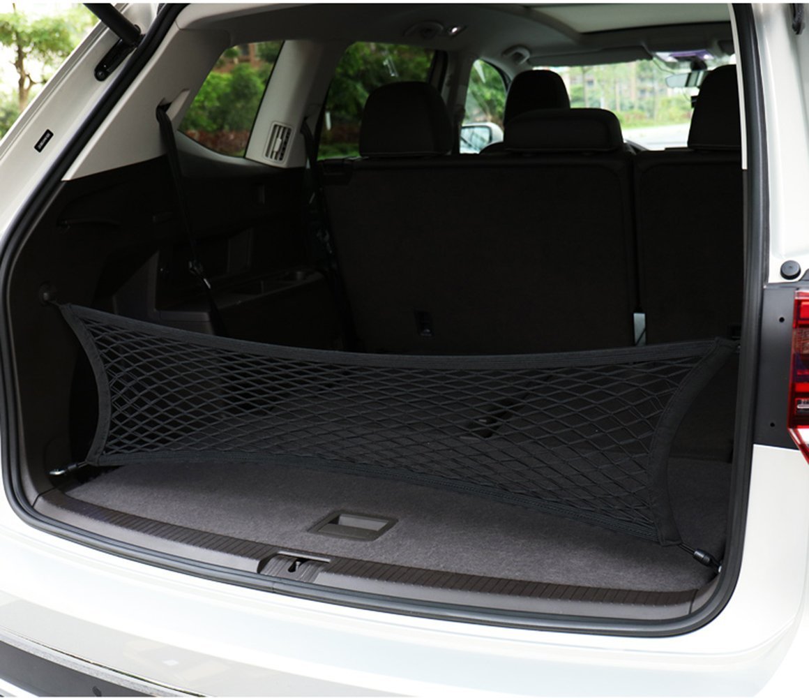 Stretchable Envelope-Style Cargo Net for Jeep Grand Cherokee (2011-2023 Models) - Heavy Duty Trunk Organizer for SUVs - Perfect for Road Trips, Camping Gear & Grocery Storage
