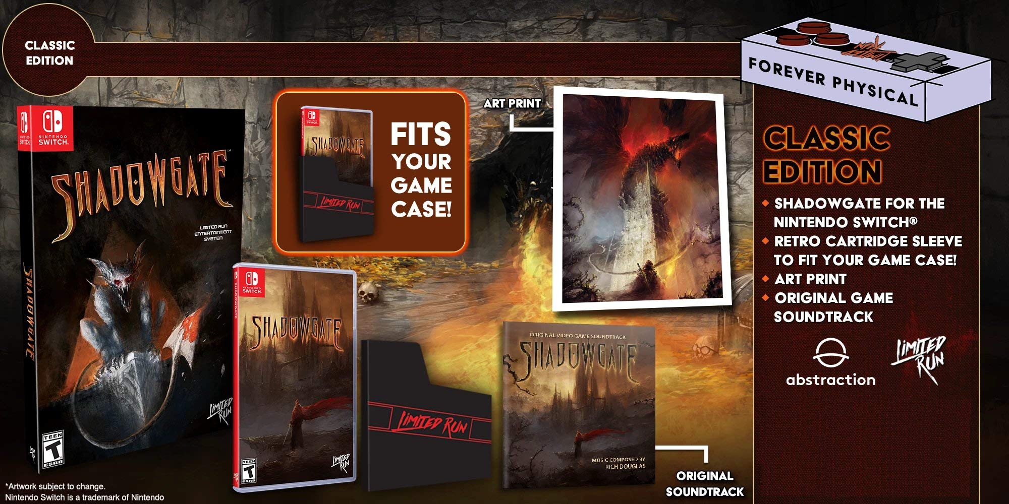 Shadowgate Classic Collector's Edition - Limited Run #066 for Nintendo Switch - Retro Adventure Game for Home Entertainment & Gaming Collectors
