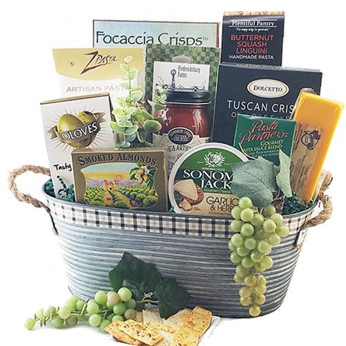 Romantic Italian Dinner Gift Basket for Couples - Perfect for Anniversaries, Date Nights & Special Occasions